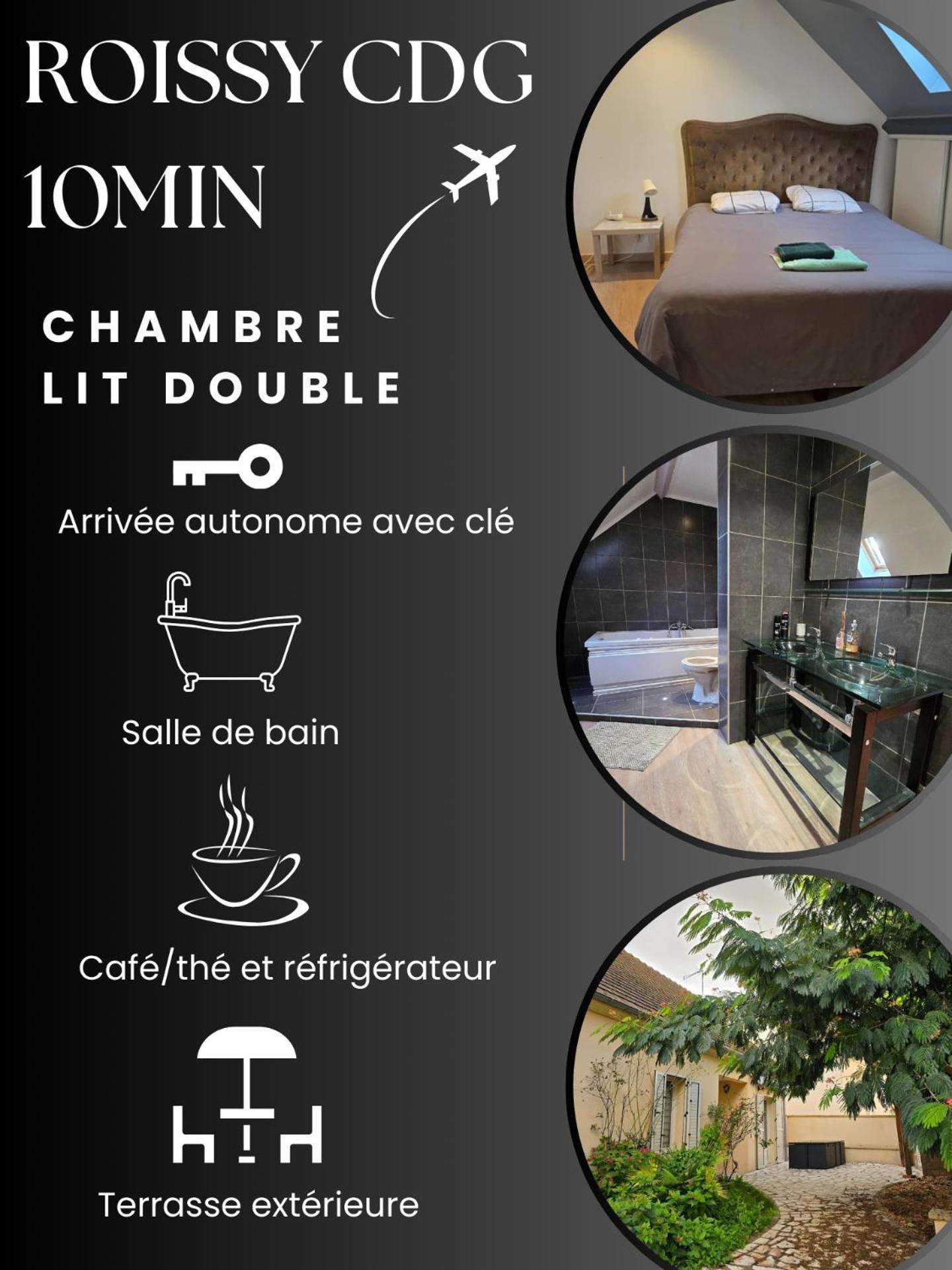 Chambre Privee A 10Min De Roissy Cdg, Au Calme, Parking Gratuit Ле Мени-Амело Екстериор снимка